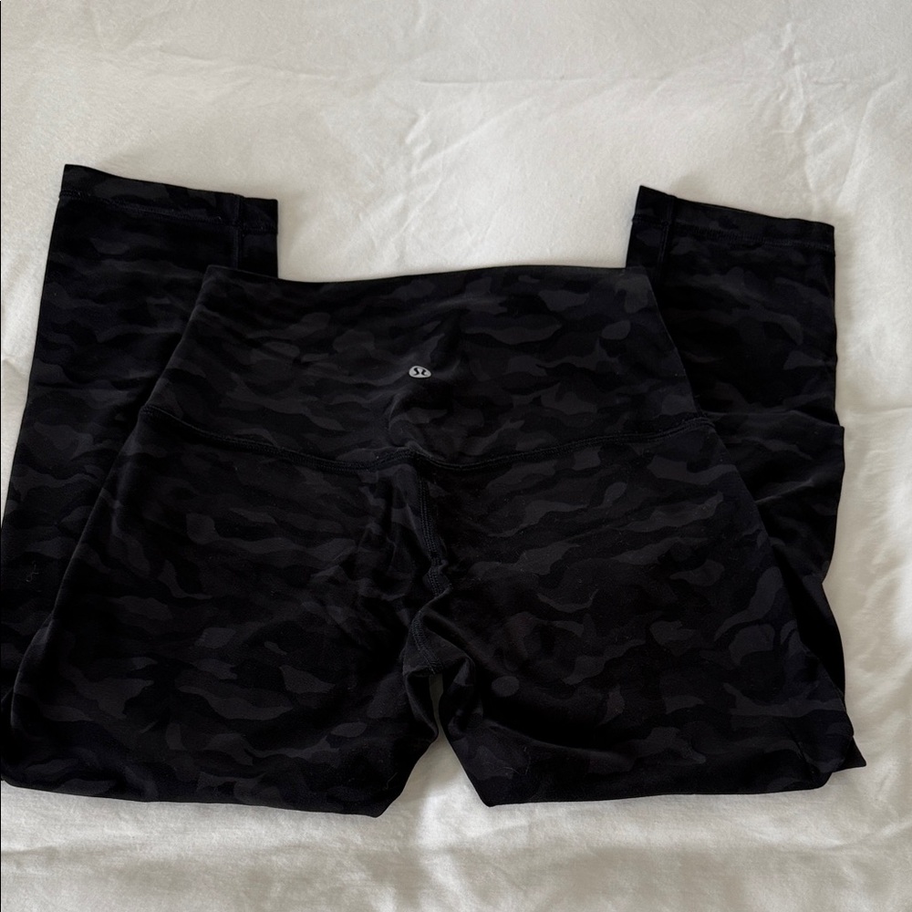 lululemon athletica Align Black Camo Leggings